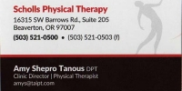 Scholls Physical Therapy 1